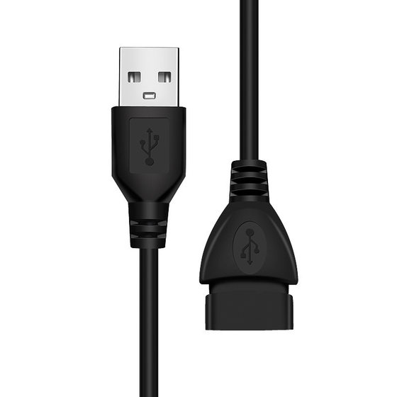 USB extension cord luggage buckle male-to-female all-copper computer usb extension data cable 60cm 1 1.5 m