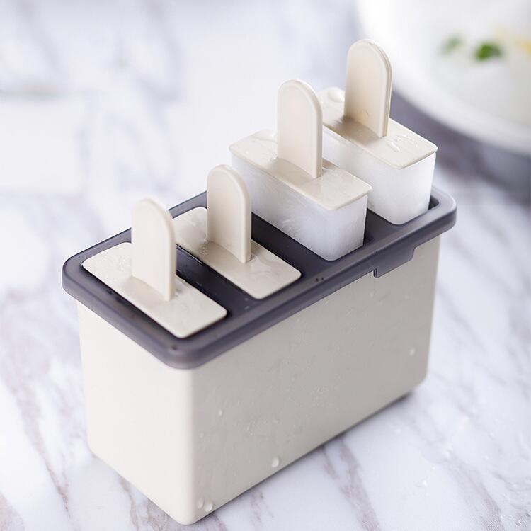 Ice Cream Mold Household Making Popsicle Popsicle diy Ice Cream Frozen Ice Cube Sorbet Ice Cream Homemade Popsicle Box Grinding Tool