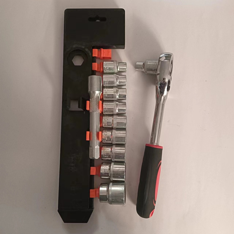 12-piece sleeve set small fly big fly combination tool auto repair machine repair home appliance repair 6.35MM12.5 ratchet