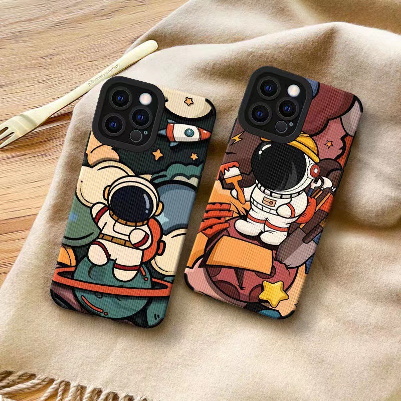 適用宇航員適用iPhone13promax蘋果12手機殼11小眾x/xr防摔軟殼