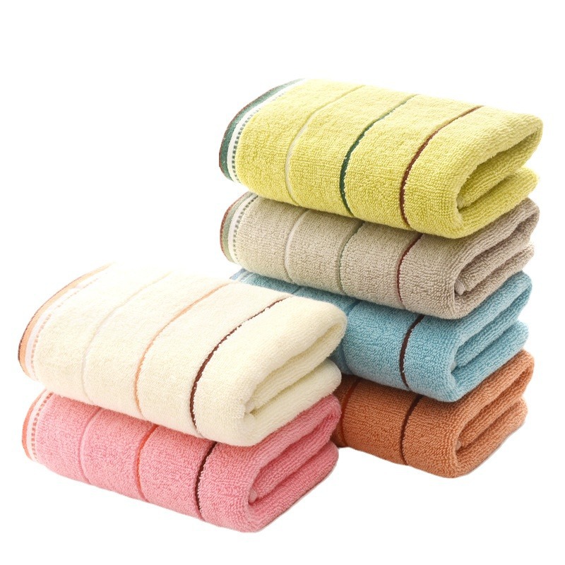 Factory direct cut-off face towel cotton thickened household adult absorbent face towel logo gift wholesale