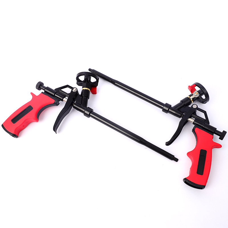 Teflon clean-free foam gun with switch copper head polyurethane foaming agent caulking agent glue gun Teflon