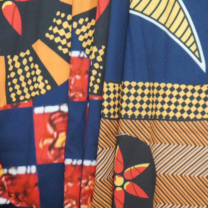 LG001 African Ethnic Style Women's Coat Long Printed Kimono Foreign Trade Source Cross-border 2024 New Coat_voghion.com