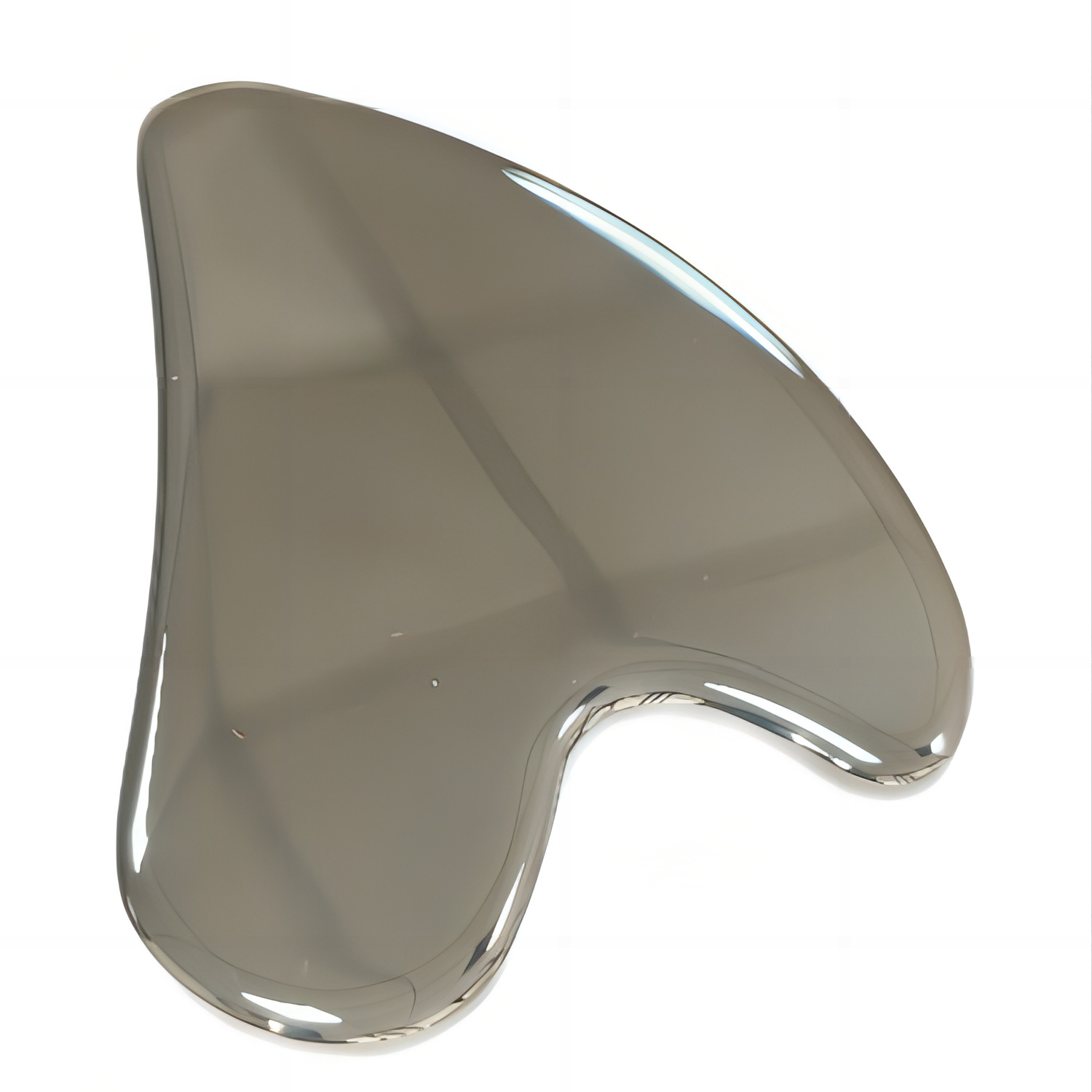 Factory supply stainless steel heart-shaped metal scraping board 304 mirror scraping machine home scraping back massage board