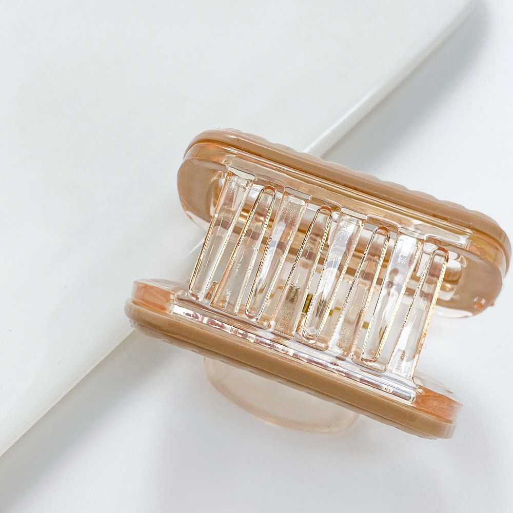 Fermaglio per capelli di piccole dimensioni da 5,5 cm, mezzo nodo, a strisce, per bambini, con meno volume, semplice piastra, fermaglio per capelli, copricapo, fabbrica_voghion.com