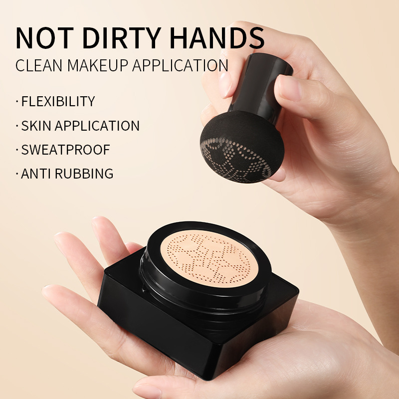 OCHEAL Cross-border Foreign Trade Naked Makeup Concealer Mushroom Head Air Cushion BB Cream Moisturizing Isolation Water Run Foundation Liquid Isolation Cream
