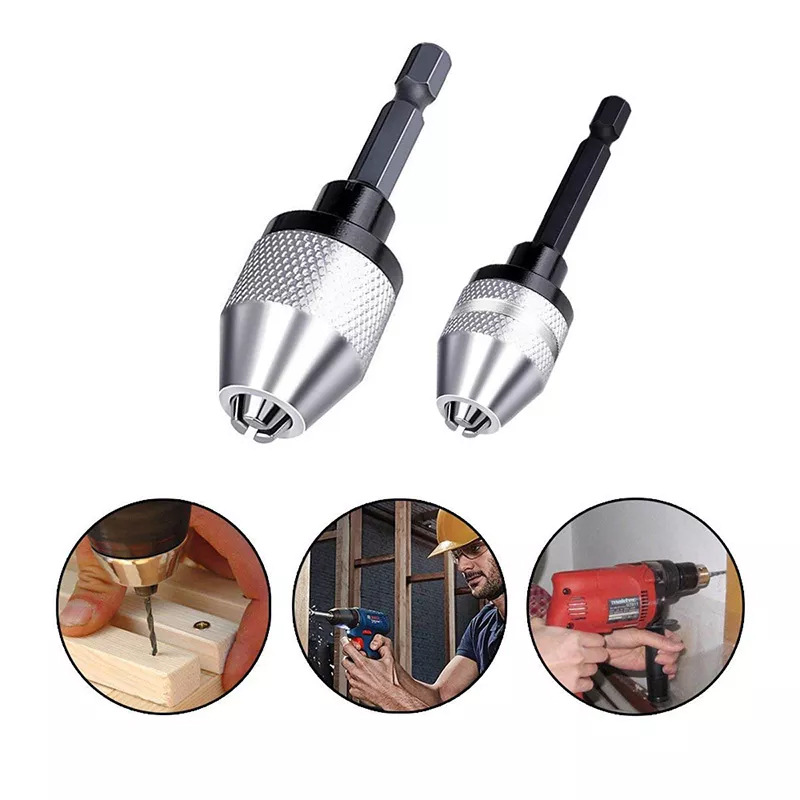 Cross-border hexagonal handle three-jaw conversion drill chuck multifunctional three-jaw small electric mill chuck mini three-jaw drill chuck