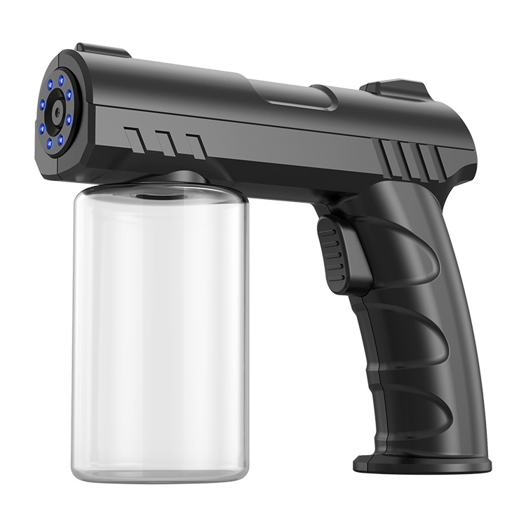 New epidemic prevention alcohol spray blue light disinfection gun wireless portable household disinfection atomization gun cross-border Source spot