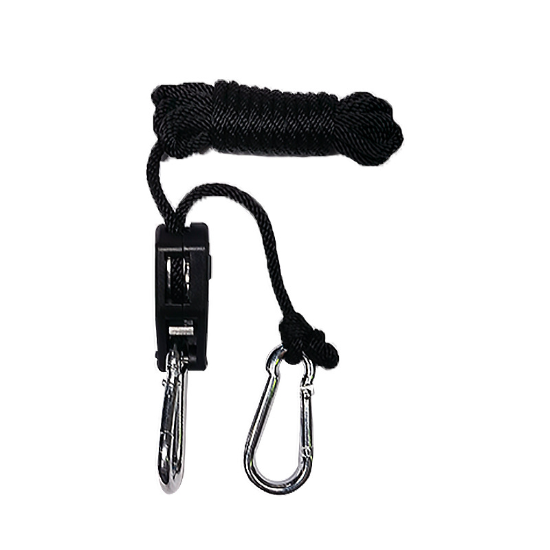 Spot one also wholesale 1/8 lifting lanyard LED lamp hanging rope metal wheel plastic ratchet