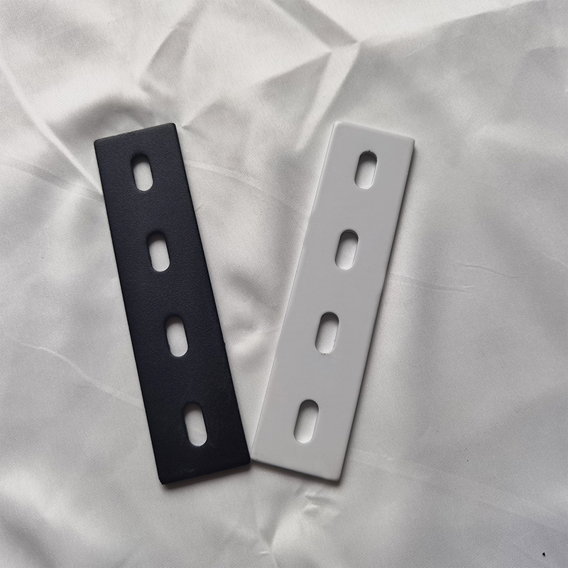 Heavy-duty one-word connecting piece one-word angle code straight piece angle code straight piece furniture fastening connector iron piece angle boxer