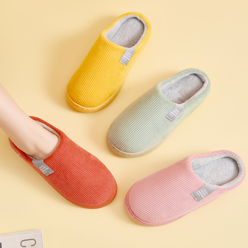 Cotton slippers ladies indoor home winter non-slip soft bottom 2022 new warm bag with moon slippers autumn and winter