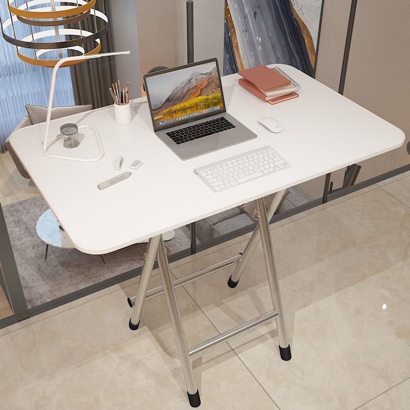 Simple household rectangular folding table rental dormitory portable dining table outdoor stall table manufacturers wholesale