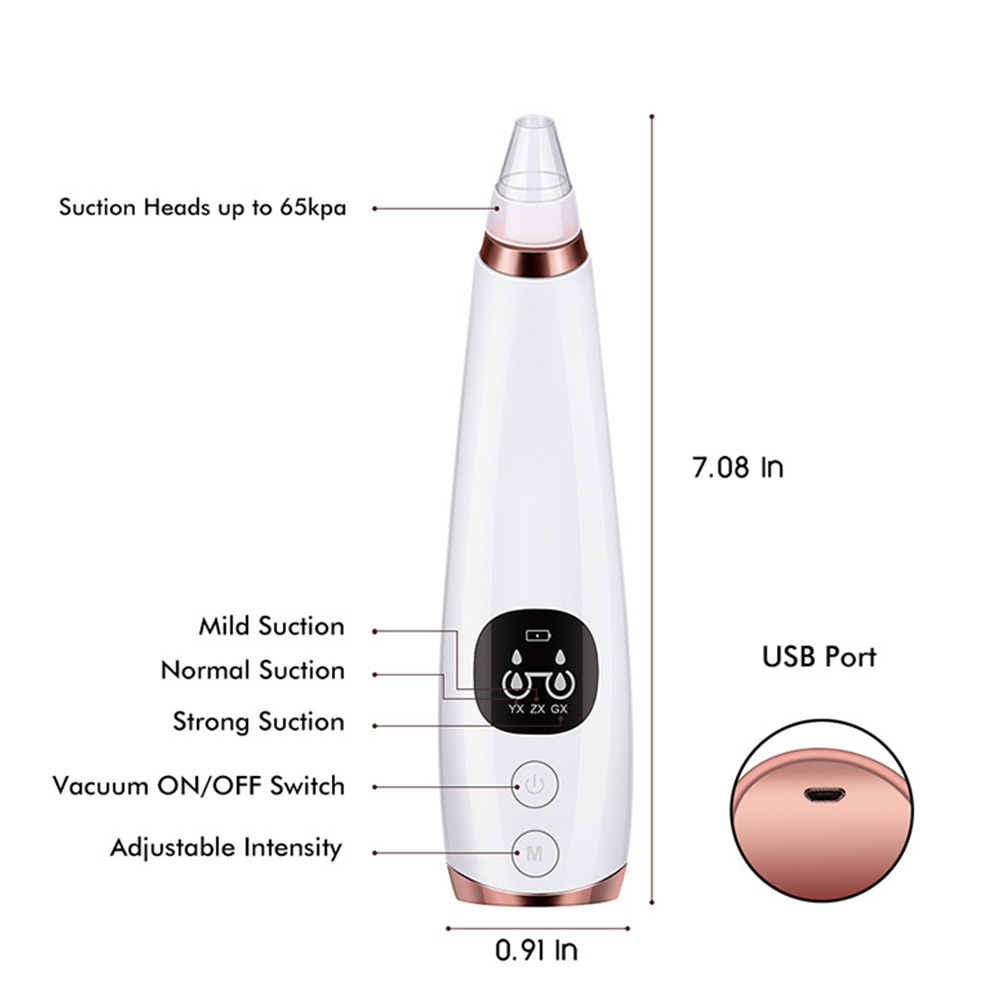 Amazon's special blackhead suction instrument electric pore suction to remove acne suction instrument shovel cleansing face washing instrument bubble
