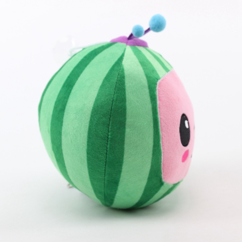 Cute Boys Girls Baby Watermelon Plush Toy English Children Music Animation Doll Doll Grab Machine Doll
