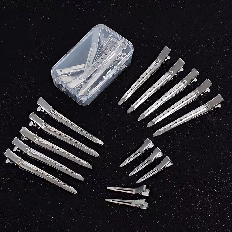 Hairdressing clip positioning clip makeup artist hand push corrugated clip photo studio dyeing and ironing modeling seamless clip partition clip duckbill clip