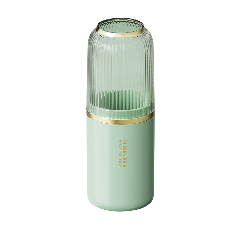 New Household Gold Plated Mouthwash Cup Set Couple Convenient Travel Toothpaste Box Toothpaste Storage Travel Wash Set