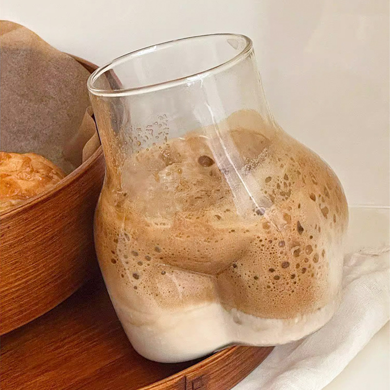 セクシーで可愛いお尻のグラスのコーヒーカップの飲み物カップのビールカップのアイスカップのアイデアのお尻のカップ|undefined