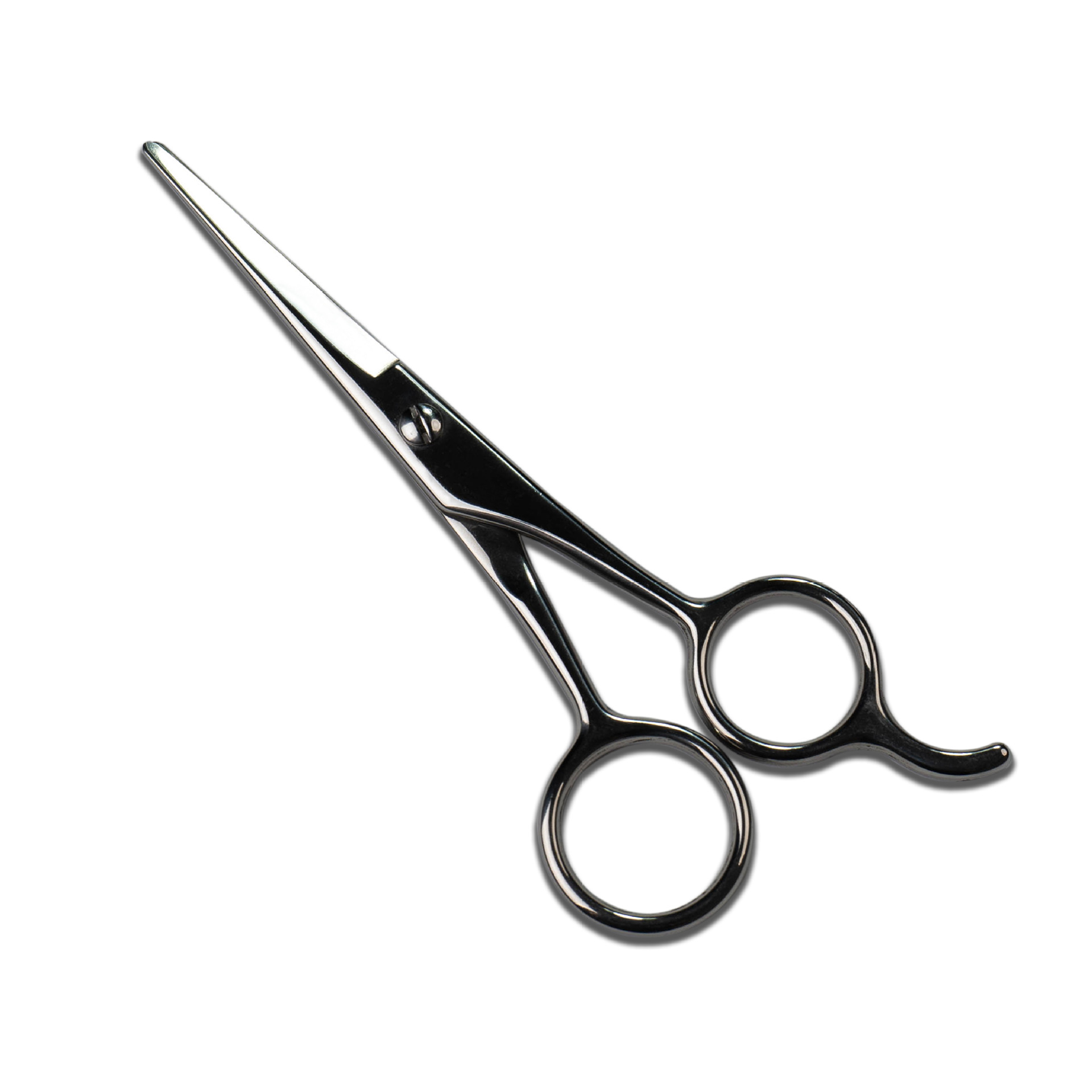 Nose Hair Scissors Stainless Steel Barber Scissors Men's Beard Scissors Lengthened Large Beauty Scissors