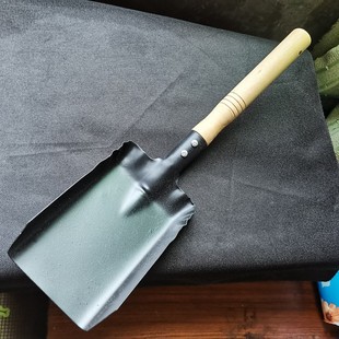 small size wooden handle outdoor earth digging shovel small shovel shovel wood carbon coal ash household shovel