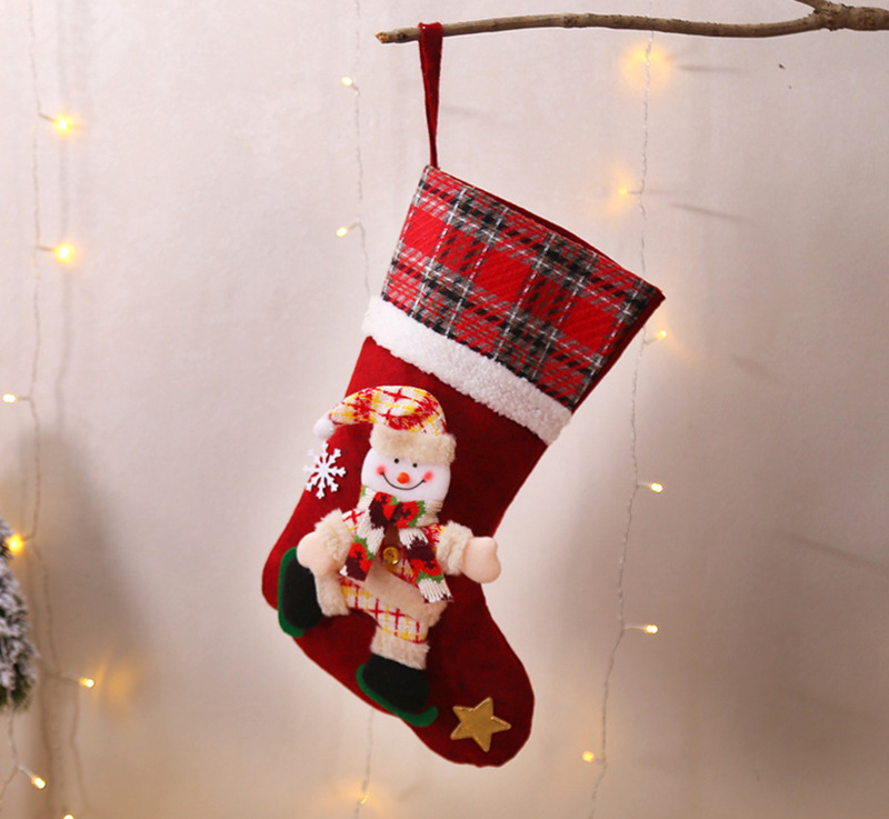 クリスマス靴下クリスマス靴下ストラップサンタ鹿靴下クリスマス装飾用品キャンディープレゼント袋プレゼント|undefined