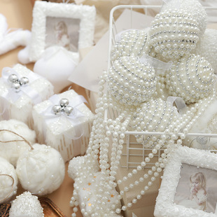 2023 Cross-Border New Products Hot-Selling High-End Foam Christmas Ball Set Christmas Tree Decoration Ball Pendant Pendant Pendant