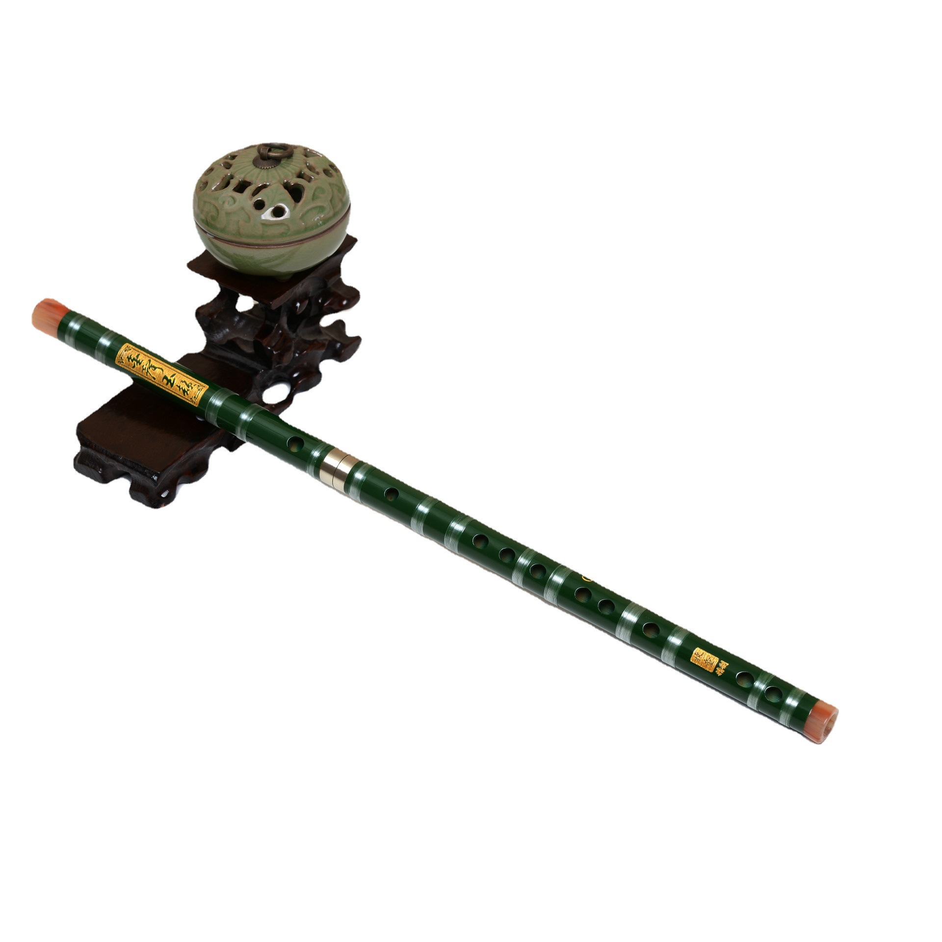 Shepherd boy refined performance professional flute/bitter bamboo/fine flute/beginner two single insert cupronickel/factory direct sales