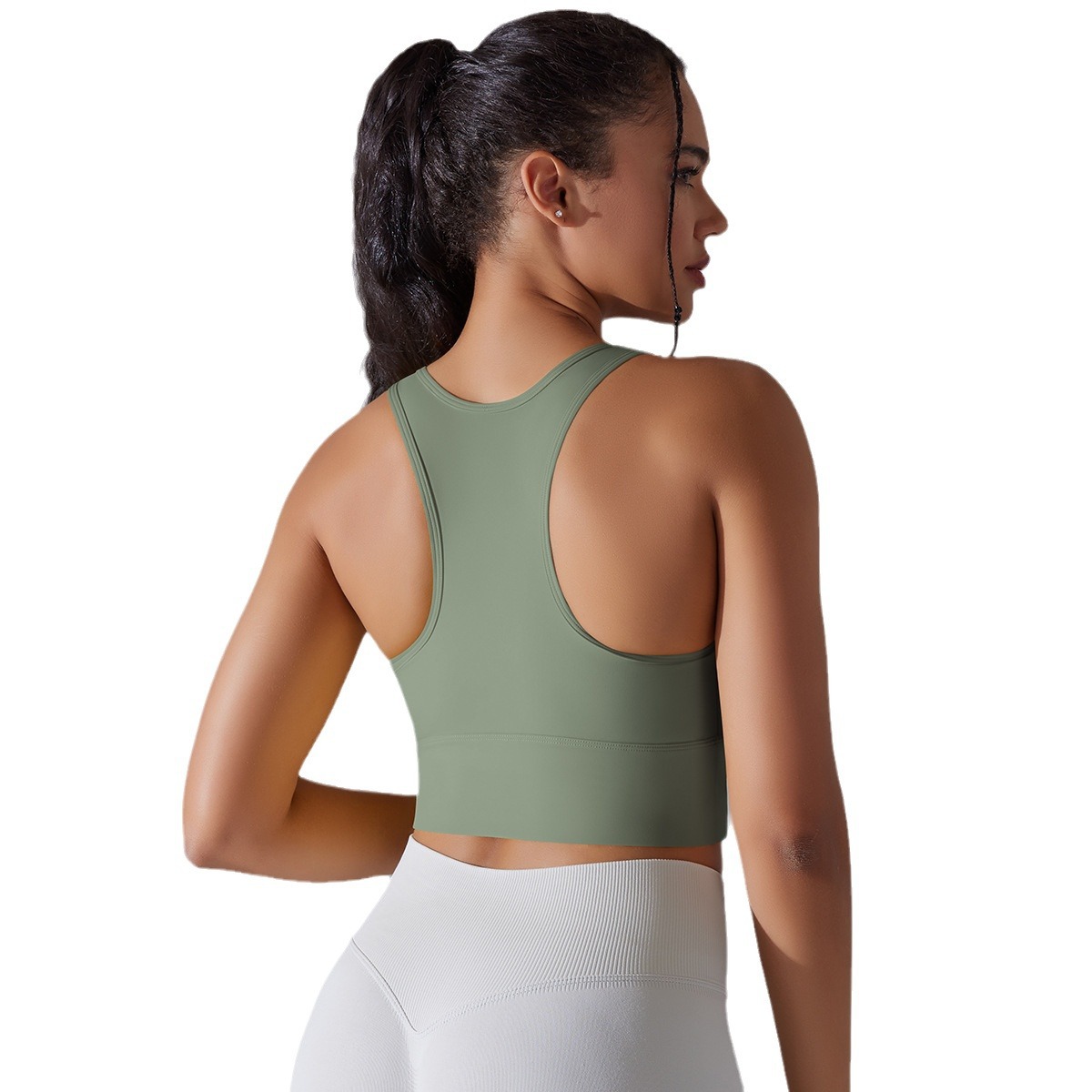 Internet celebrity fixed Cup one-piece yoga clothes vest cohesion curve sports underwear Slimming Beauty back fitness bra