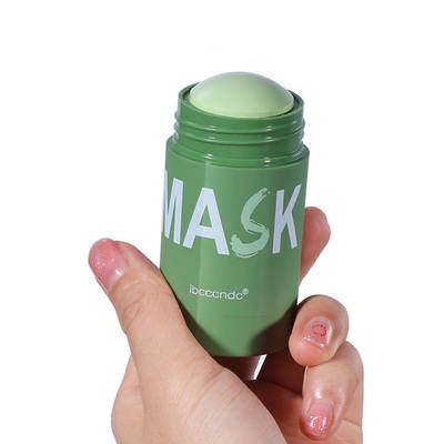 ibcccndc green tea solid mask cleansing mask smear blackhead mask sleep mud mask