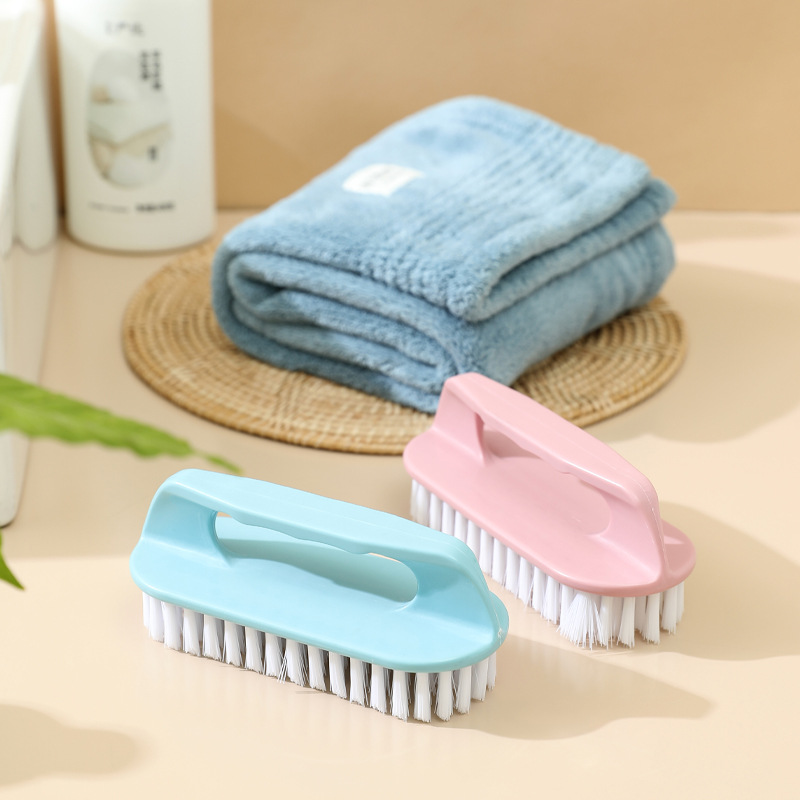 Household soft fur cleaning brush laundry shoes multi-functional cleaning brush shoes do not hurt shoes artifact portable handle brush wholesale
