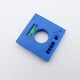 Blue portable measuring ruler small