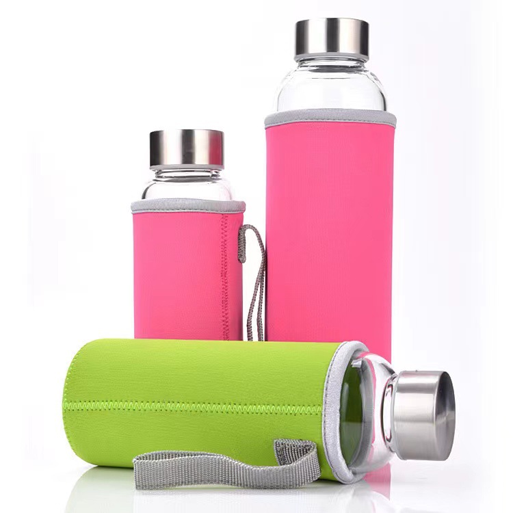 Foreign trade new high temperature fashion single glass outdoor sports Cup creative large capacity glass bottle gift