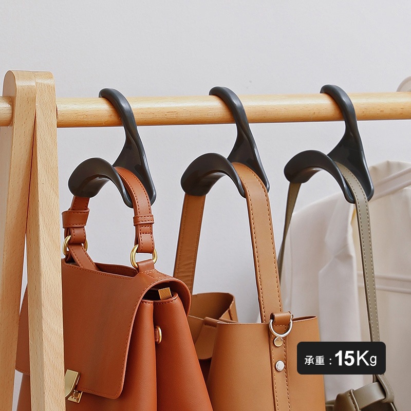 Bag hooks, clothes hangers, wardrobe school bag hooks, handbags, hats and scarves storage racks, arched hangers, hooks