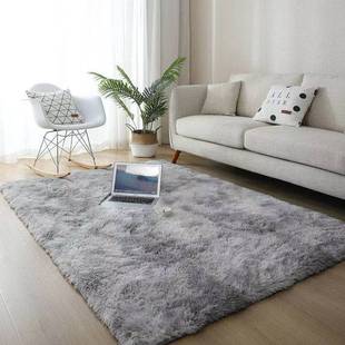 Cross-border tie-dyed European-style long velvet velvet carpet living room coffee table washable floor mat full bedroom Nordic ins