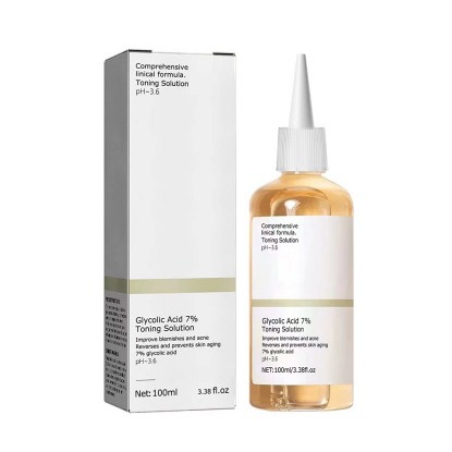 Cross-border Explosions Glycolic Acid Toner Acne Fading Acne Print Closed Acne Skin Moisturizing Toner