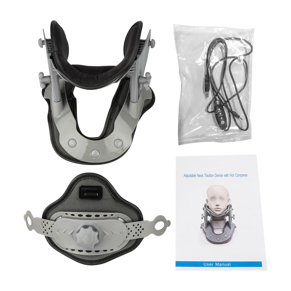 Cross-border offering neck brace cervical vertebra retractor heatable physiotherapy instrument cervical vertebra adjustable correction belt cervical vertebra fixator