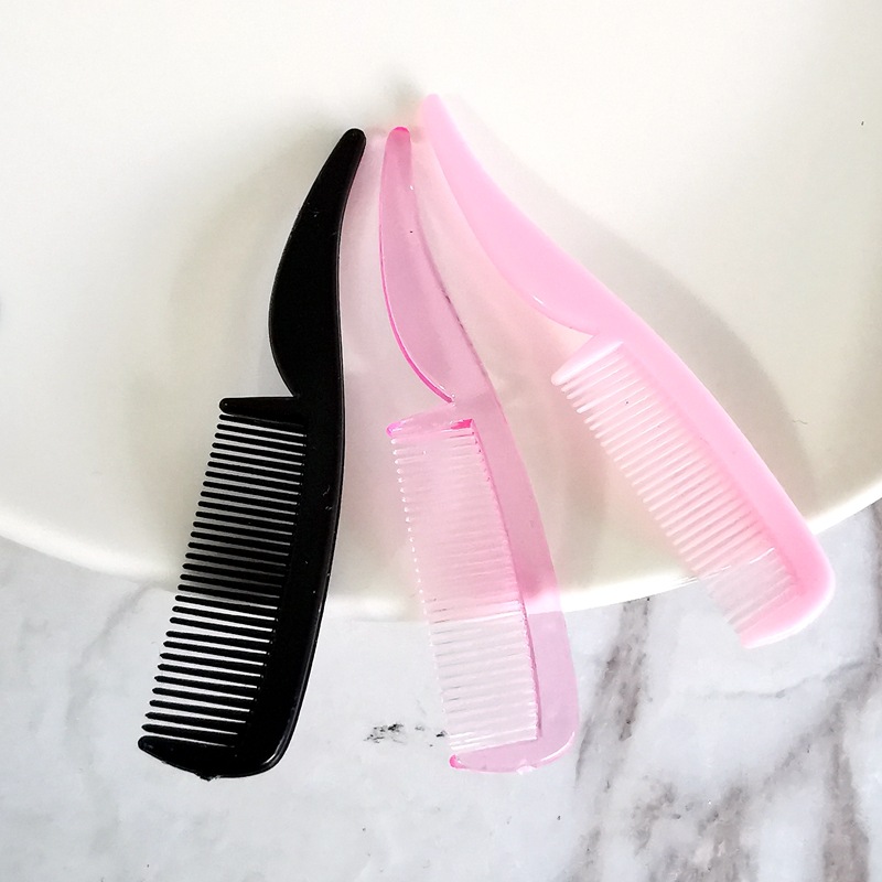 Small Eyebrow Eyelash Comb Mini Eyebrow Comb Small Comb 7.3cm Fishtail Eyelash Brush Eyelash Comb Eyebrow Comb