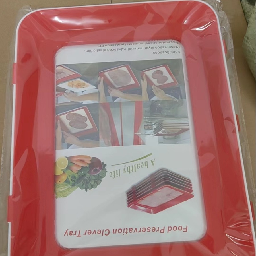 Fresh Tray Vacuum Reusable Food Preservation Film Preservation Box Household Mini Small Wholesale Cross Border