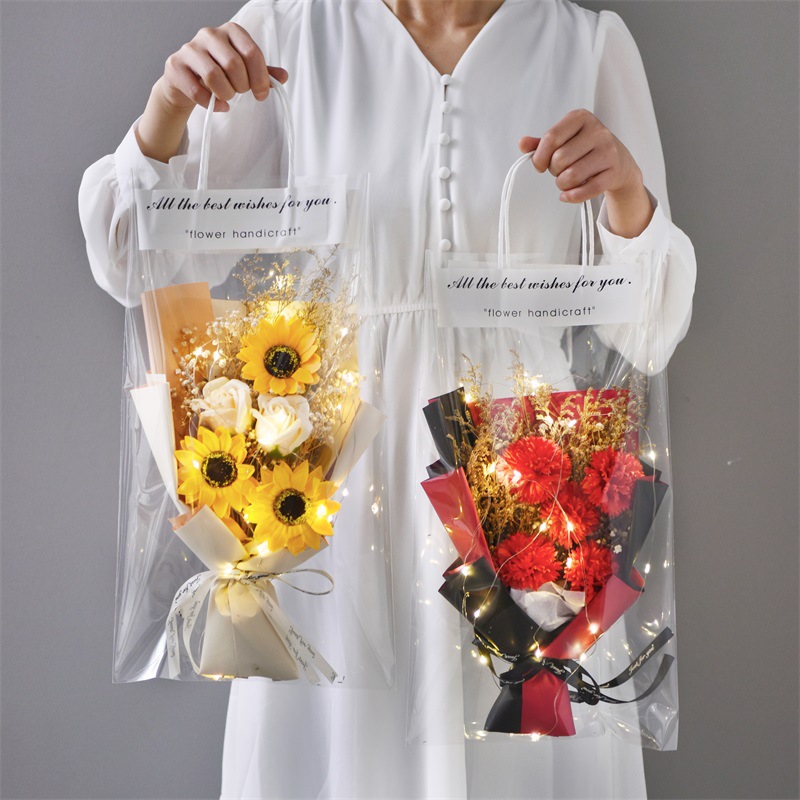 Tanabata gift for girlfriend creative stars sunflower bouquet soap flower rose stall Valentine's Day
