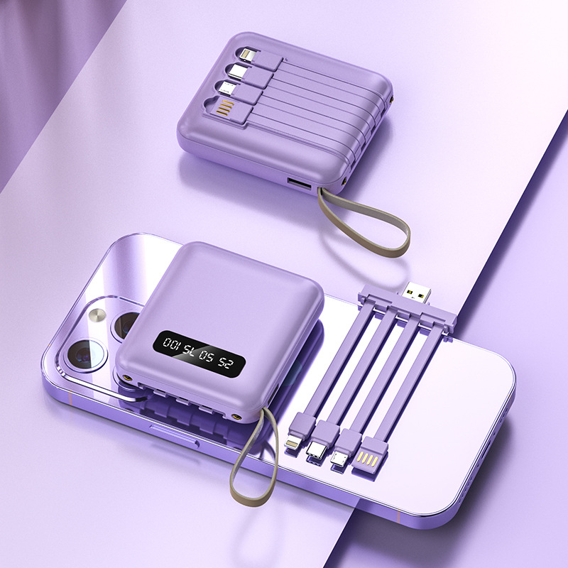 Purple Lanyard Self-belt Line