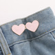 Color cloud heart Pink