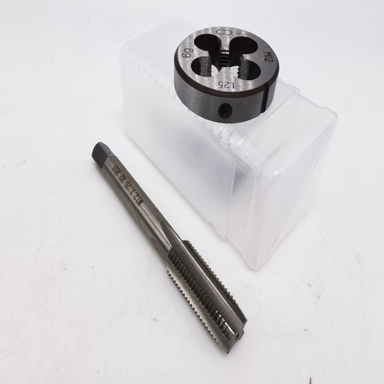 Tap die suit 2 high speed steel straight groove hand suit M8M10 * 1M14*1.5M16M18M20*1.5