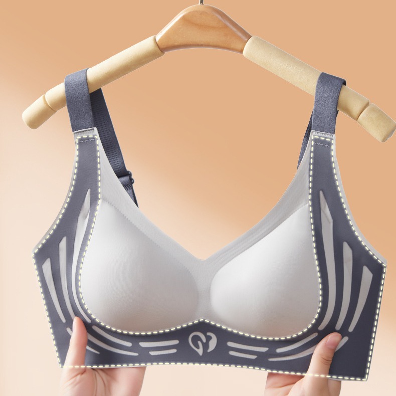 Cross-border foreign trade soft support accessory breast underwear women's small chest gathered anti-sagging running shockproof sports fixed cup
