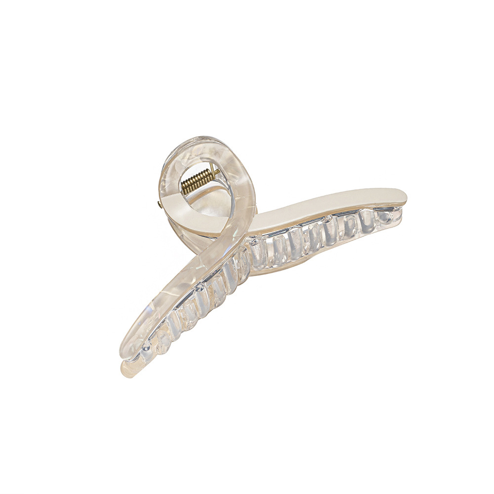 Internet Celebrity Grote Grab Clip Achterhoofd Schijf Haar Grab Clip Fantoom Kleur Spelling Effen Kleur Elegante Haarclip Haarclip Haarclip Multi-volume_voghion.com
