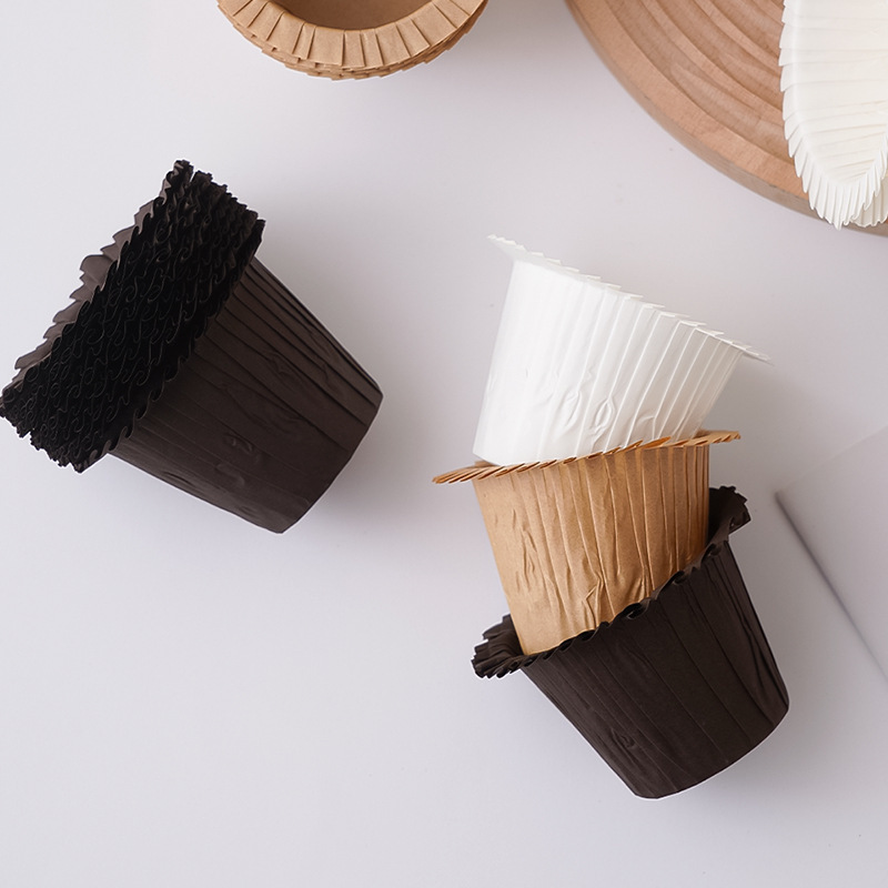 High temperature resistant paper cup cake muffin cup hat mouth square paper cup baking household cake paper holder