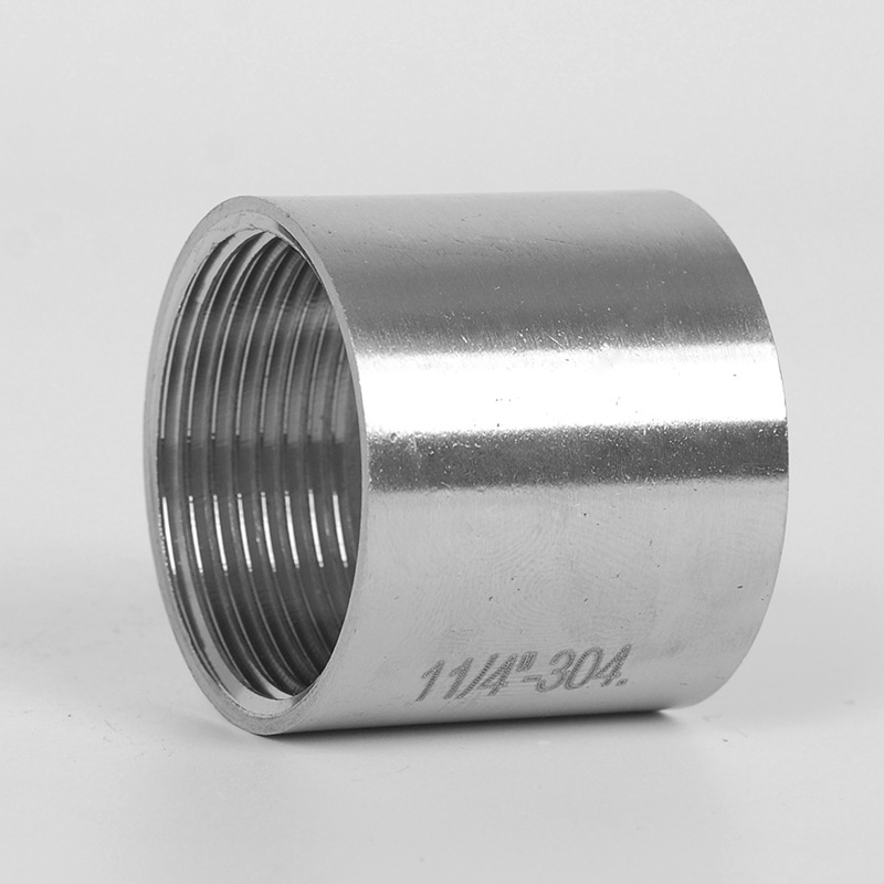 Stainless steel seamless smooth face inner thread straight through, extended inner thread fire hydrant plumbing fitting for 201/304/316L