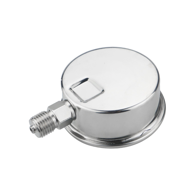 YN60BF silicone oil-filled corrosion-resistant, high-temperature and low-temperature intelligent inch thread 2 stainless steel shock-resistant pressure gauge