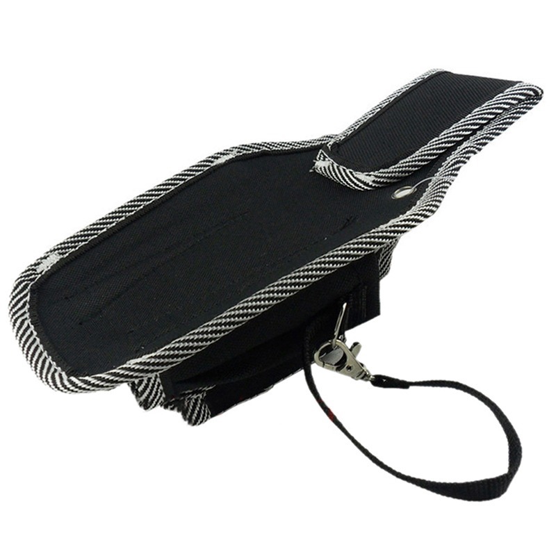 Canvas Toolkit Carpentry Waist Bag small size Black Oxford Cloth Electrical Bag Hardware Toolkit Waist Bag Wholesale