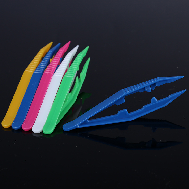 Wholesale bags of children's toys bean accessories tools tweezers color bean DIY tools bean plastic clip
