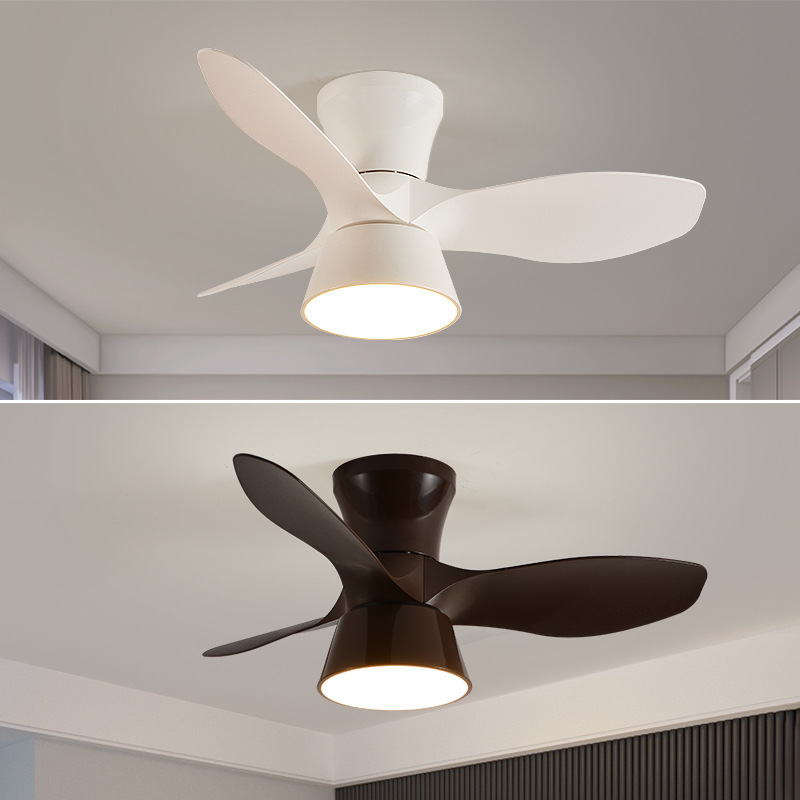 Nordic fan light bedroom study restaurant modern minimalist ceiling fan light children's room commercial office ceiling fan light