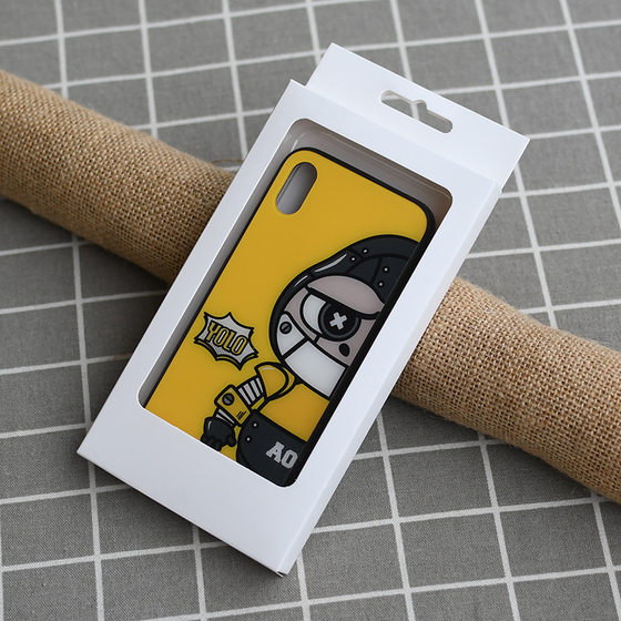 Blank Mobile Phone Case Packaging Apple Mobile Phone Case Box Universal Protective Case Packaging Box Kraft Paper Blank Paper Box